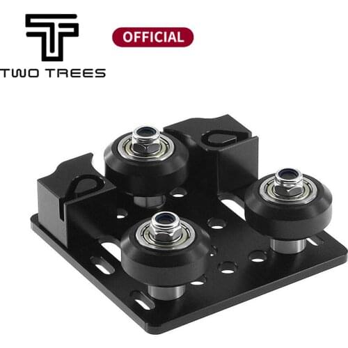 3D printe V-Slot Openbuilds Y-Axis Slider Aluminum Plate buckle 2020 Aluminum Profile with timing belt buckle for Tronxy X3 Tevo
