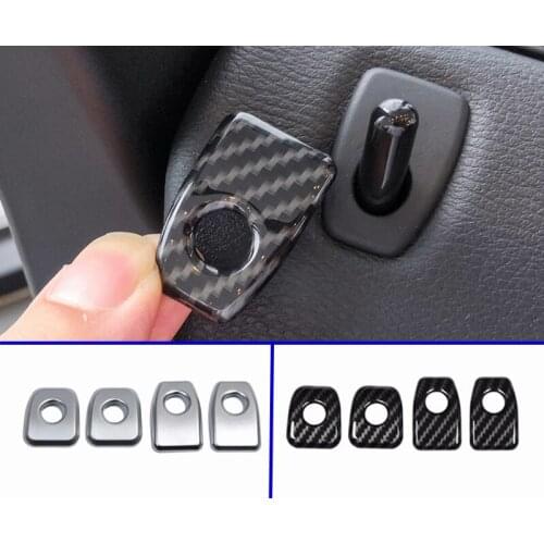 4pcs Car Door Lock Cover Trim For BMW X5 2014-2018 X6 2015-2019 Car Styling Accessories Stickers