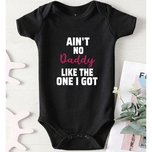 Infant Boy Shower Gifts Newborn Girl Outfits Printing Daddy Jumpsuit Kids Autumn One Piece Toddler Bodysuits for Newborns