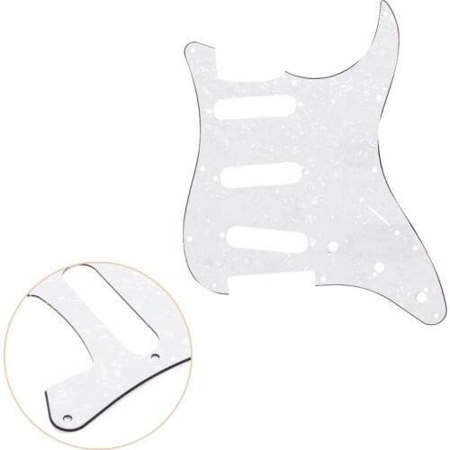 Electric Guitar Pickguard Scratch Plate For Guitar White Pearl
