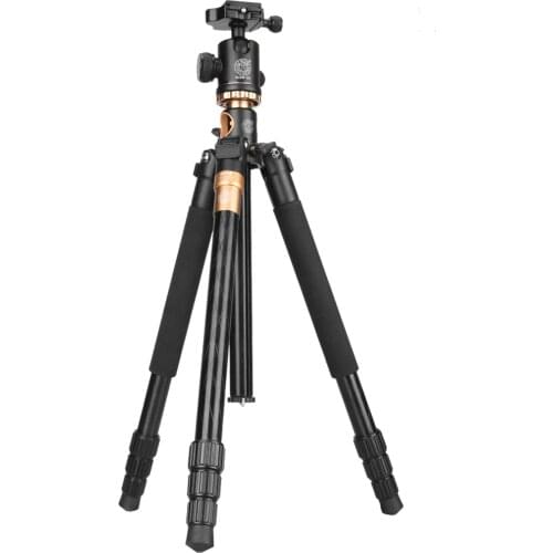QZSD Q999H Horizontal Professional Camera Flat Tripod 61" Portable Compact Flexible Tripod for Canon Nikon Sony DSLR Cameras