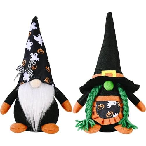 Happy Halloween Creative Faceless Doll Home Decoration Desktop Ornaments Halloween Kids Gift Happy Halloween Party Decor