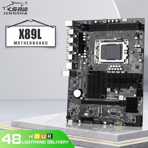 JingSha X89L Motherboard G34 Socket USB 3.0 For G34 Computer mainboard AMD Opteron 6386 DDR3 32G Memory SATA II