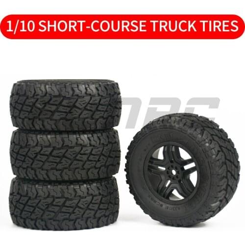 KKPIT 1/10 RC Car Short-course Truck Modified Parts Accessories Off-road Vehicle Buggy Wheels Tire Tires Wheel 12mm Adapter