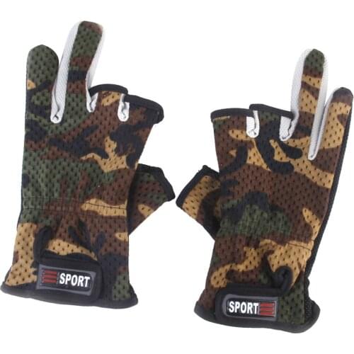 Fishing Gloves with 3 Low Cut Fingers for Men Women Kayaking, Hiking, Paddling, Driving, Canoeing, Rowing, Anti-Slip