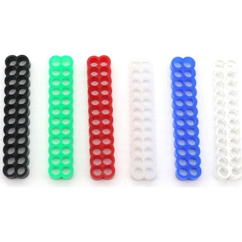 Angitu Hot Selling Round 24pin Acrylic Cable Combs for PC CPU Cable 100pcs/lot