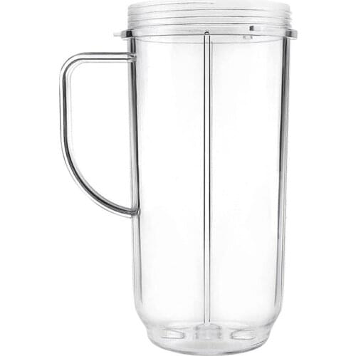 Tall 22Oz Replacement Part Cup Mug with Handle for 250W Magic Blender Juicer Mixer