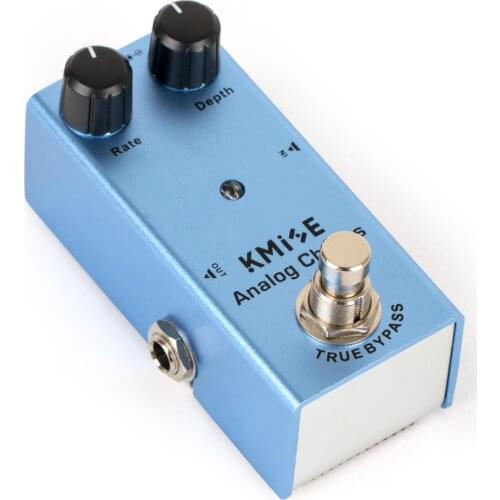 Kmise Analog Chorus Guitar Effect Pedal Mini Single DC 9V True Bypass for Electric Guitar