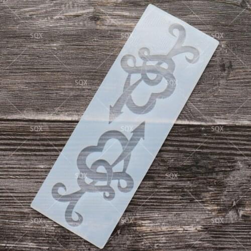 Free Shopping Cupid Arrows Love Silicone Chocolate Molds, Cake Decorative Tools, Kitchen Accessories SA40