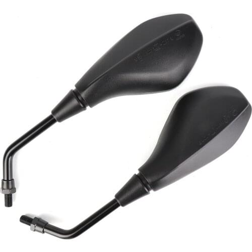 Rear View Side Mirror For 125cc 150cc 250cc Motos Motorcycle Scooter Moped Universal 10mm Two Right Turning Thread Screws