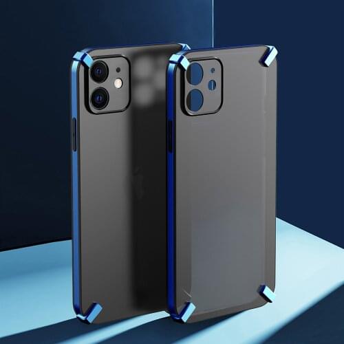 For Apple iphone 12 Pro Hard PC Armor shockproof protective Back Cover for iphone 12 12pro iphone12 full cover phone shell