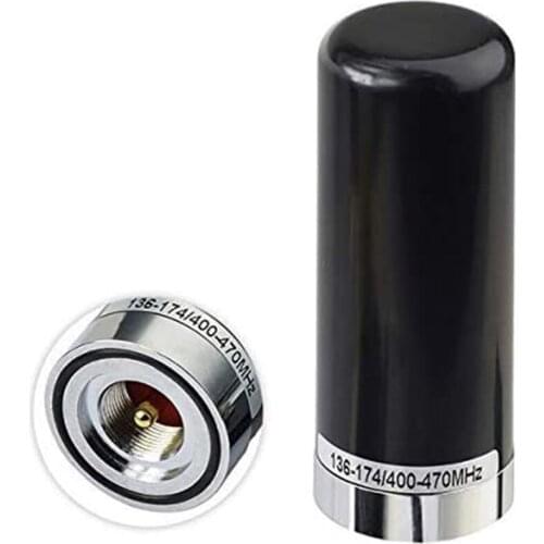 Eightwood Vehicle Ham Radio Mobile Radio Low Profile PL259 Male Antenna for Car Truck Ham Radio Two Way Radio Marine VHF Radio