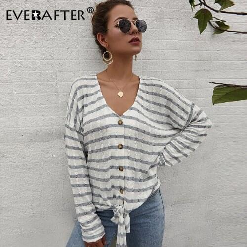 Женские полосатые футболки EVERAFTER China At AliExpress