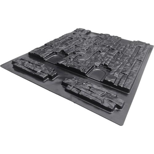 Wall Concrete Molds Garden House Wall Stone Tiles Stone Mold Cement Bricks Maker