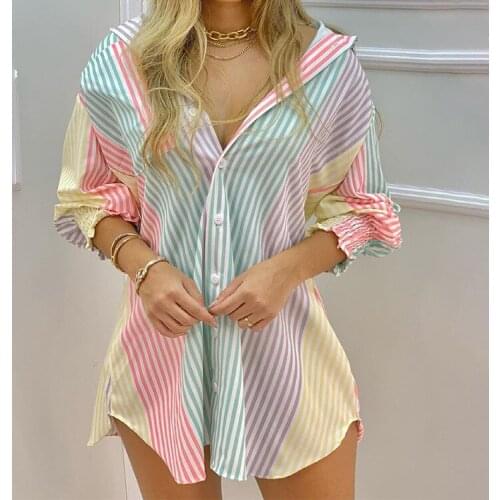 Женские рубашки HYSECMAO China At AliExpress