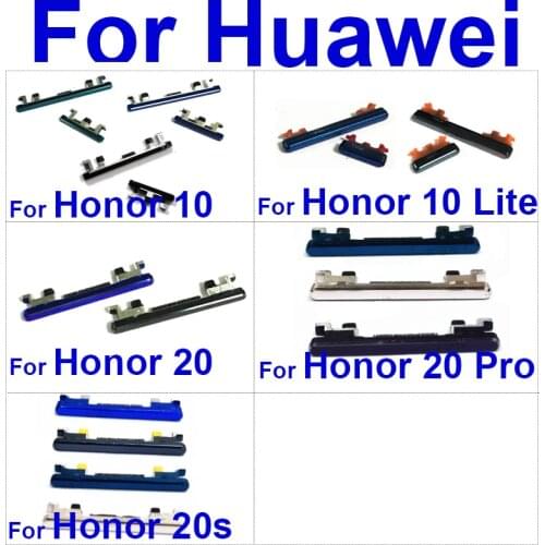 Power Volume Button Flex Ribbon Cable For Huawei Honor 9i 10 20 Lite Up Down Audio Control Button Repair Replacement Parts