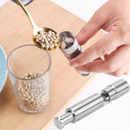 Seasoning Grinding Kitchen Accessories Manual Stainless Steel Home Kitchen Tool Pepper Mill Salt Pepper Spice Sauce Grinder