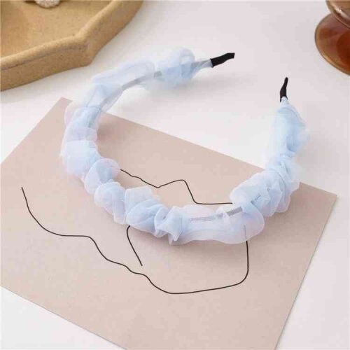 Sweet net red chiffon yarn hair hoop headband temperament French hairpin indenter jewelry