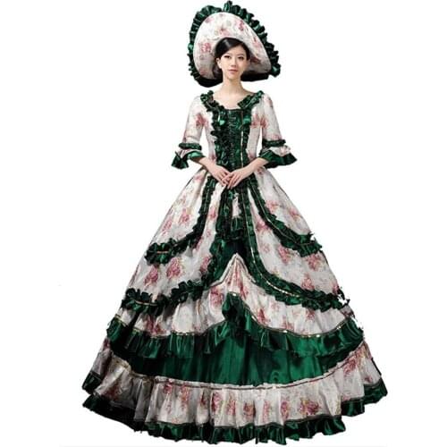 18th Century dress Renaissance Rococo Dress Marie Antoinette Costume ball gown Royal Court Dress Retro Baroque Clothing