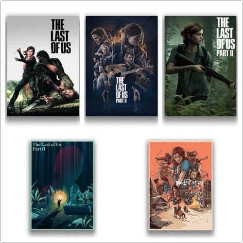 The Last of Us White Coated Paper Prints Clear Image Home Decoration Livingroom Bedroom Bar Home Art Brand