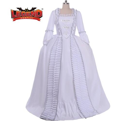Revolution Georgian era Victorian Ball Gown/Vintage costume 18th century rococo dress costume Marie Antoinette wedding dress