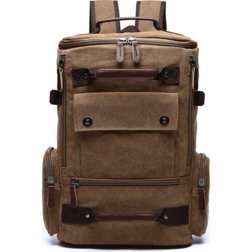 Tactical Camping Backpack Mens Hiking Travel Backpacks Outdoor Mountaineer Sport Bag Canvas Leisure Multipurpose Bolsa