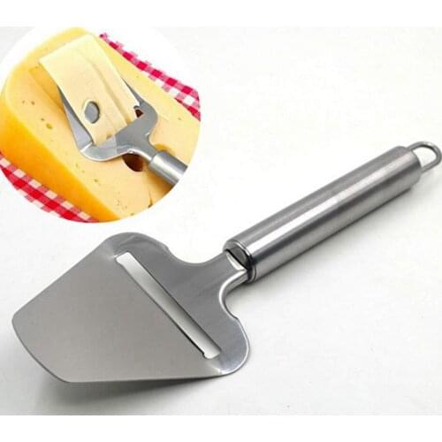 Silver Stainless Steel Cheese Peeler Cheese Slicer Cutter Butter Slice Cutting Knife Kitchen Cooking Cheese Tools
