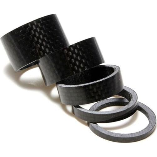 Bike Carbon Fiber Headset Fork Spacers Bicycle Ring Gasket Front Fork Washer U2JB