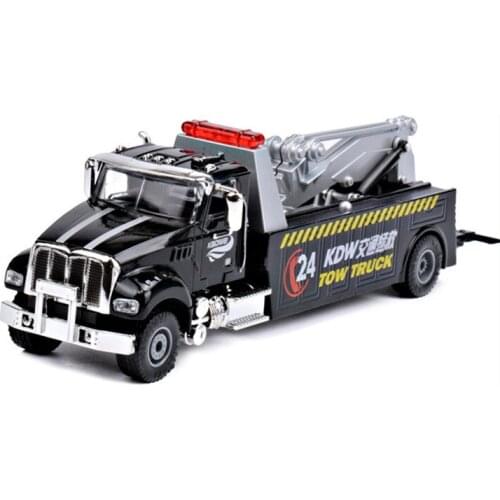 High quality 1:50 traffic rescue car alloy model,die-cast metal trailer model toy,simulation engineering car collection gift