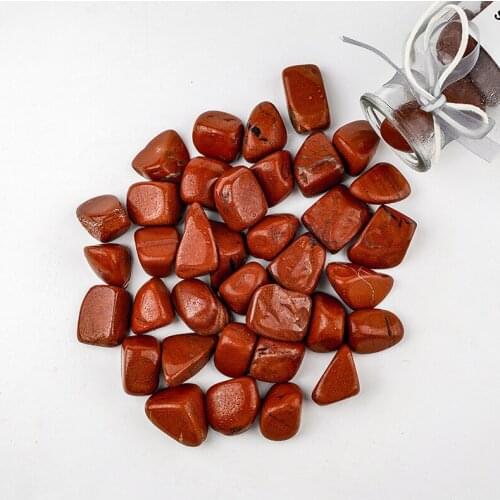 High quality natural crystal red jasper tumbled stones healing crystal crafts for feng shui