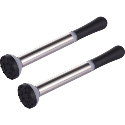 2PCS Cocktail Muddler Professional Multipurpose Drink Muddler Bar Cocktail Tool