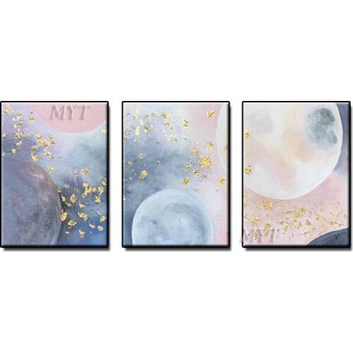 Universe Abstract DiagramOil Painting Wall Art Home Decor Picture Modern Oil Painting On Canvas Wedding Decoration No Framed