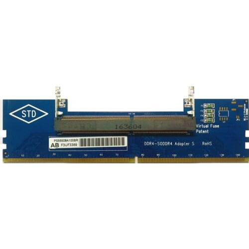 DDR4 Laptop SO-DIMM to Desktop DIMM Memory RAM Connector Adapter Card Add on Cards Memory RAM DIMM Adapter