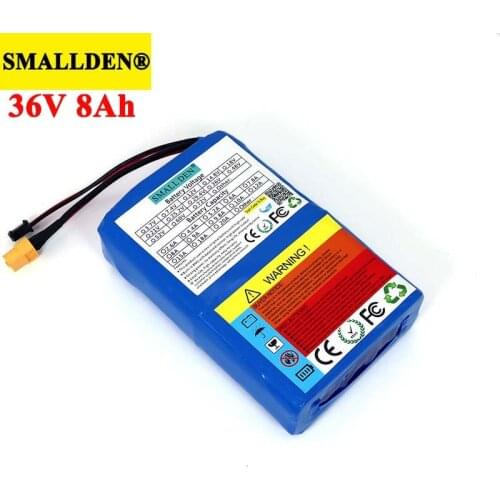 36V 8Ah Lithium Battery Pack 18650 8000mAh High rate 20A BMS for Balancing scooter electric bicycle lawn mower Aircraft carrier