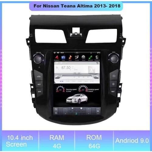 10.4'' Android Car Navigation Radio Receiver Video Player For Nissan Teana Altima 2013- 2017 Stereo Multimedia Player Auto Radio