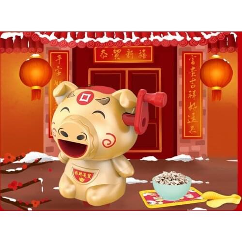 Automatic Machine Lazy People Melon Seed Shelling Machine New Year Gift Cute Taurus Hand Peeling Melon Seed Sunflower Seed Tools