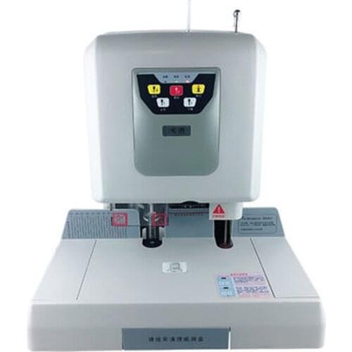 220V Automatic Voucher Binding Machine Hole Punching Bookbinding Machine Financial Accounting Hot Melt Binding Machine BT608B