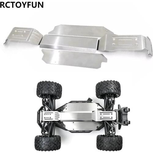 RC Car Stainless Steel Chassis Anti-Collision Armor for TRAXXAS MAXX 1/10 Small X Chassis Replacement Accessories