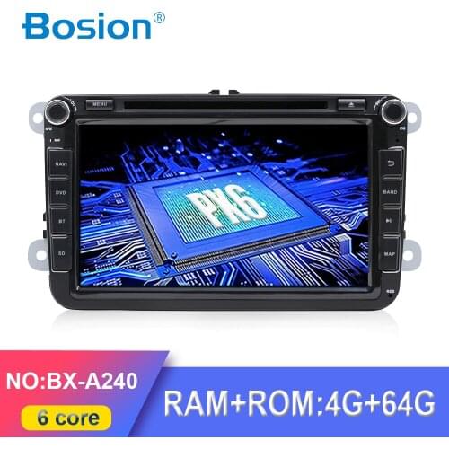 PX6 DSP 4G+64G Car DVD GPS 2Din Android10 For Volkswagen Skoda/Seat/Passat/b7/POLO/GOLF5 6/Caddy WIFI BT 3G/4G Net SWC Car Radio