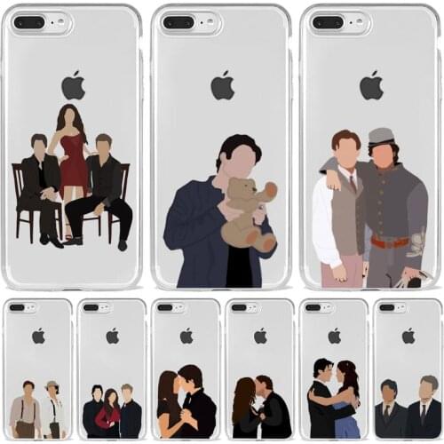 The Vampire Diaries Phone Case Transparent soft For iphone 5 6 7 8 11 12 s c se plus mini x xs xr pro max cover shell funda