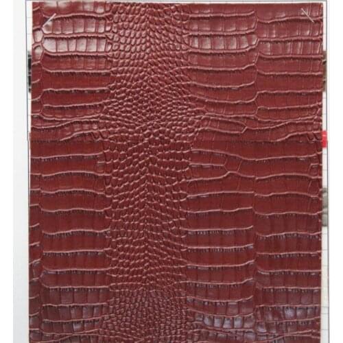 Crocodile pattern leather sofa crocodile grain leather crocodile pattern leather soft handbag leather fabric