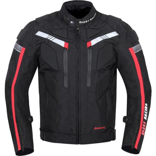 NEW Men Motorcycle Jacket Waterproof Moto Racing Jacket Motorcycle Cold-proof Autumn Winter Motorbike Riding Moto Jacket Black