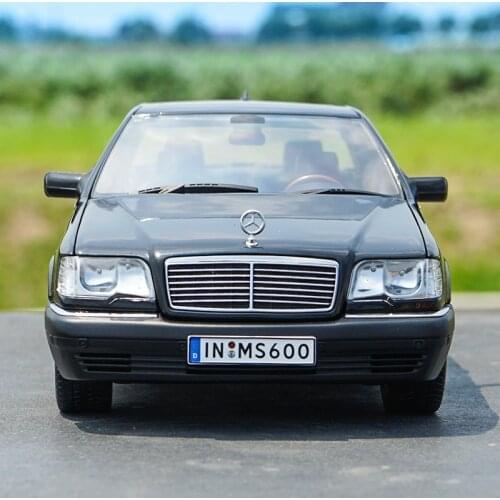 Original Authorized Authentic 1:18 Diecast S600 V12 W140 S Classic Toys Car Models for Gift, Collection