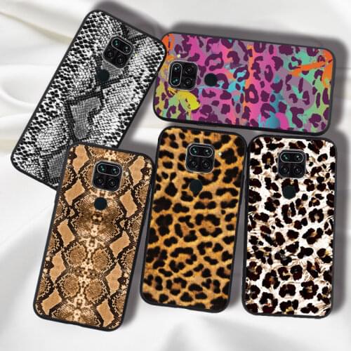 Leopard Silicone Case For Xiaomi Redmi Note 9 Pro 9S 8T 8 Pro 8 7 A Redmi 9A 9C 8A 7A Case Cover TPU Bumper on Redmi Note 9S