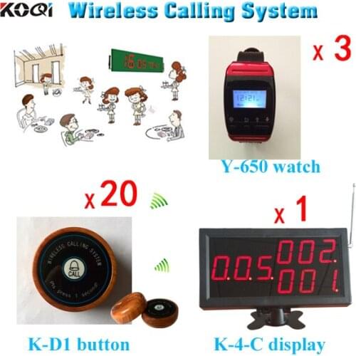 Restaurant Waiter Calling System Top Popular Ring Vibrator Pager