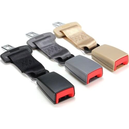 23cm/9inch Car Seat Seatbelt Safety Belt Extender Extension 2.1cm Vehicles Car Auto D Type With Safety Buckle