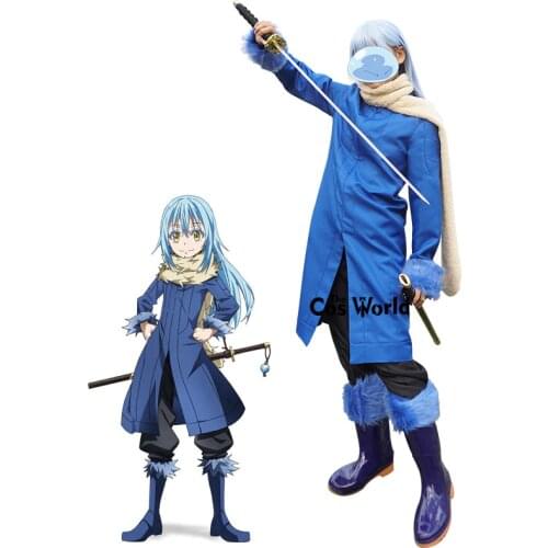 That Time I Got Reincarnated as a Slime Tensei shitara Slime Datta Ken Rimuru Tempest Coats Jackets Outerwear Cosplay Costumes