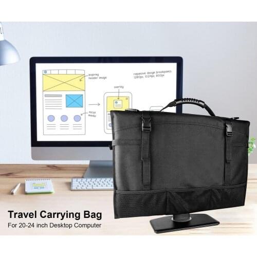 Laptop Bag Case 15.6 20 24 Inch Waterproof Notebook Travel Carrying Bag For Computer Monitor PC Oxford Cloth Briefcase Handbag