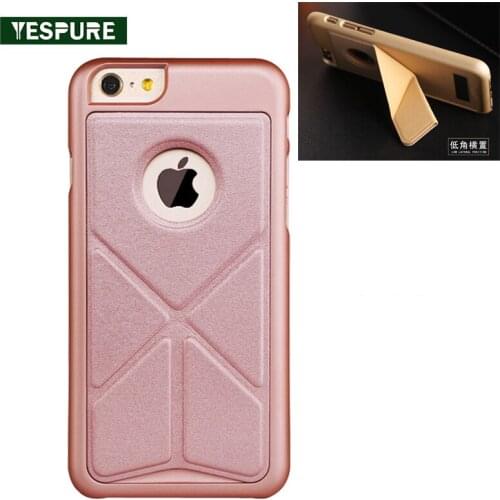 YESPURE Rose Golden Leather Mobile Phone Case Accessories for Iphone 6/6s Celular Fundas PC Business Phone Luxury Shell Men