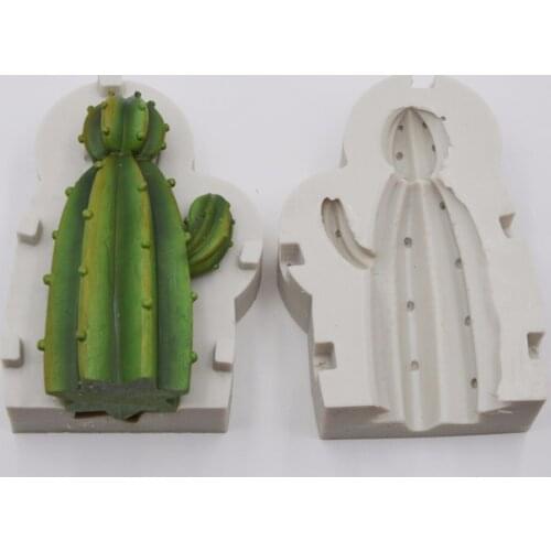 1PCS Cactus Shape Silicone Fondant Cake Decorating Mold Food Grade Silicone Cake Molds